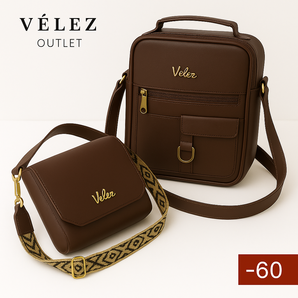 Compra 2 bolsos de cuero Vélez
