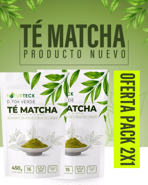 TE MATCHA 2X1 ✅  Tu aliado natural en la gestión del peso y Detox ⚕️