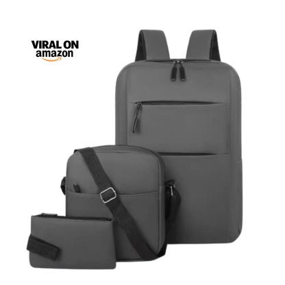 Pack Amazon 3 en 1 – Mochila + Bolso de Hombro + Cartuchera