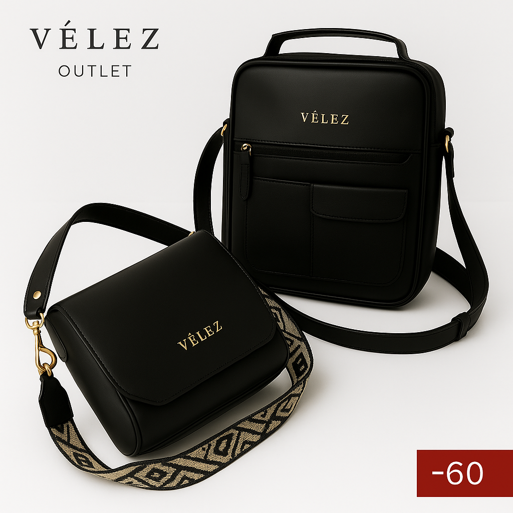 Compra 2 bolsos de cuero Vélez