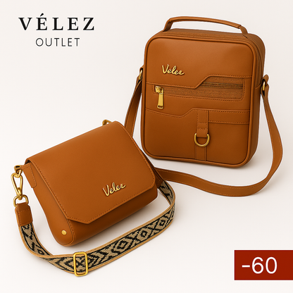 Compra 2 bolsos de cuero Vélez