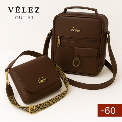 Compra 2 bolsos de cuero Vélez