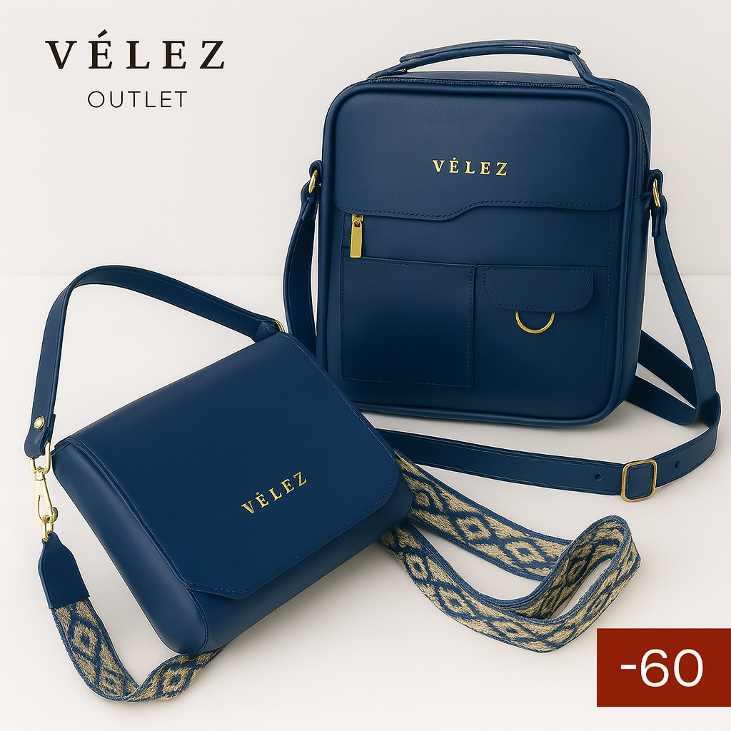 Compra 2 bolsos de cuero Vélez