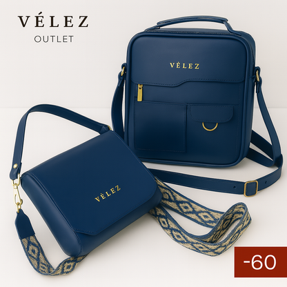 Compra 2 bolsos de cuero Vélez