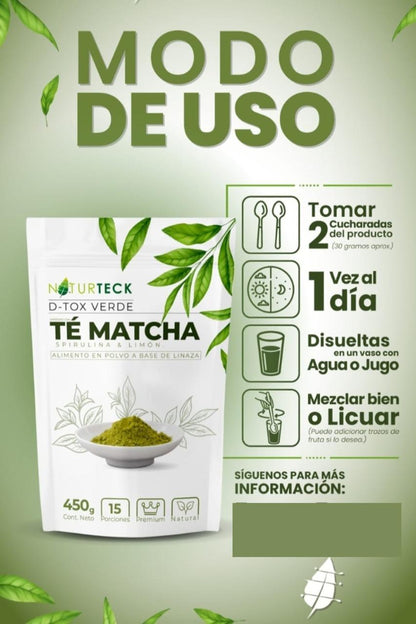 TE MATCHA 2X1 ✅  Tu aliado natural en la gestión del peso y Detox ⚕️